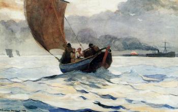 Winslow Homer : Returning Fishing Boats II